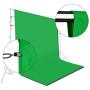 Emart 6 x 9 ft Photography Backdrop Background, Green Chromakey Muslin Background Screen for Photo Video Studio, 4 x Backdrop Clip