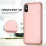 Feob Battery Case for iPhone XR, Upgraded 5500mAh Portable Charging Case Extended Battery Pack for iPhone XR Charger Case (6.1 inch)- Rose Gold Feob Battery Case for iPhone XR, Upgraded 5500mAh Portable Charging Case Extended Battery Pack for iPhone XR Charger Case (6.1 inch)- Rose Gold