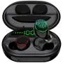 Wireless Earbuds Bluetooth 5.0 with USB Charging Case IPX8 Waterproof HiFi Stereo Noise Cancelling Headphones in Ear Built in Mic Headset 120H Playtime for Sport Black