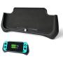 8000mAh Battery Charger Case for Switch Lite, Portable Charger Stand Shell Protective Case USB Type C for Nintend Switch Lite Console Fast Charging External Battery Pack（Black）