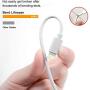 Phone Charger 6ft Cable with Wall Plug (Pack of 4), DECIPA Dual USB Wall Charger Adapter Block Cube with Charging Cord Replacement for iPhone Xs/Xs Max/XR/X 8/7/6/6S Plus SE/5S/5C, Pad, Pod