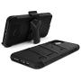 Zizo Bolt Cover - Case for iPhone 11 with Military Grade + Glass Screen Protector & Kickstand and Holster (Black