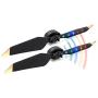 Rechargeable LED Light Flash Low-Noise Foldable Quick-Release Propellers with USB Cable for DJI Mavic Pro/Mavic Platinum Drone (2 Pairs)