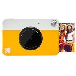 Zink KODAK Printomatic Digital Instant Print Camera (Yellow), Full Color Prints On ZINK 2x3" Sticky-Backed Photo Paper - Print Memories Instantly