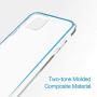 Just Mobile TENC Air 2019 Clear Slim Bumper Case, Shock-Proof Cushion Corners, Hard Shell Soft Frame Composite, Air Gap No Moire, Scratch Proof, iPhone XR, Crystal Clear (PC-561CC)