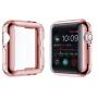 [2-Pack] Julk Case for Apple Watch Series 5 / Series 4 Screen Protector 40mm, 2019 New iWatch Overall Protective Case TPU HD Ultra-Thin Cover for Series 5/4 (1 Rose Pink+1 Transparent)