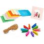 Fujifilm Instax Mini Twin Pack Instant Film (60 Exposures) + Travel Stickers + 5 Colored Frames + Hanging Frames - Fuji Instax Accessory Kit