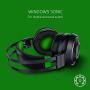 Razer Nari Ultimate for-Xbox One Wireless 7.1 Surround Sound Gaming Headset: Hypersense Haptic Feedback - Auto-Adjust Headband - Green Lighting - Retractable Mic - For-Xbox One - Classic Black/Green