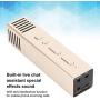eboxer-1 Aluminum Full CNC Phone Mic Portable Voice Amplifier Mini Voice Changer for for Sound(Golden)