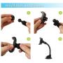 Car Mount, Universal Windshield Phone Mount Car Holder Car Phone Mount Car Cell Phone Holder with Strong Suction Cup for iPhone X 8 Plus 7 Plus Samsung Galaxy S9 Plus S8 Note S7 Edge LG Sony and More