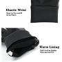 OZERO Mens Winter Thermal Gloves Touch Screen Glove Water Resistant Windproof Warm for Driving Cycling Running