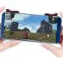 BOKA Slope Shape Pubg ABS Triggers Gamepad Joystick Compatible with All Smartphones for PUBG, Fortnite, Knives Out, Rules of Survival, Survivor Royale, Battle Royale,Critical Ops etc - (Red & Black)