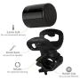 SCOSCHE BMBTCAN BOOMBARS Bike Mount and Portable Bluetooth Wireless Speaker with 3.5mm Aux output for use with Smartphones and iPod?s,Black