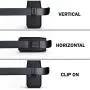 Bomea iPhone Xs Max Holster, iPhone 8 Plus 7 Plus Belt Clip Case, Rugged Tactical Cell Phone Pouch Holster Case w/Belt Clip for Apple iPhone Xs Max/8 Plus/7 Plus/6S Plus (Fits Phone w/Case on) Bomea iPhone Xs Max Holster, iPhone 8 Plus 7 Plus Belt Clip Case, Rugged Tactical Cell Phone Pouch Holster Case w/Belt Clip for Apple iPhone Xs Max/8 Plus/7 Plus/6S Plus (Fits Phone w/Case on)