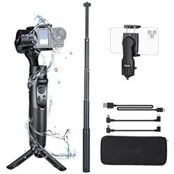 Hohem GoPro Gimbal Stabilizer, iSteady Pro 2 Kit with Phone Holder & Extension Rod, 3 Axis Splash-Proof Gimble IP64, for DJI Osmo Action,GoPro Hero 7/6/5/4/3, Action Cameras(can not Support gopro 8)