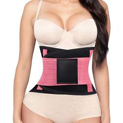 ZOUYUE Womens Waist Trainer Belt, Back Brace for Lower Back Pain, Waist Trimmer for Weight Loss, Slimming Body Shaper Belt