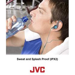 JVC HAECX20B Sports Clip Inner Ear Headphones, Black