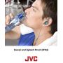 JVC HAECX20B Sports Clip Inner Ear Headphones, Black