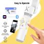 Zhiyun Smooth-X Phone-Gimbal-Stabilizer, Extendable Foldable 2-Axis-Selfie-Stick for iPhone Xs Max Huawei P20 with Face Tracking, Gesture Control(White)