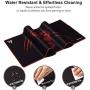 VicTsing [30% Larger] Extended Gaming Mouse Pad with Stitched Edges, Long XXL Mousepad (31.5x15.7In), Desk Pad Keyboard Mat, Non-Slip Base, Water-Resistant, for Work & Gaming, Office & Home, Red