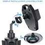 Car Cup Holder Phone Mount,Adjustable Automobile Cup Holder Smart Phone Cradle Car Mount with a Flexible Long Neck Compatible for Cell Phones iPhone Xs Max/X/8/7 Plus/Galaxy and All Smartphones Car Cup Holder Phone Mount,Adjustable Automobile Cup Holder Smart Phone Cradle Car Mount with a Flexible Long Neck Compatible for Cell Phones iPhone Xs Max/X/8/7 Plus/Galaxy and All Smartphones