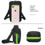 Sentient Wolf Water-Resistant Oxford Fabric Multifunction Phone Bag One Shoulder Phone Waist Bag Diagonal Cross Bag Smart Phone Case Outdoor Bag