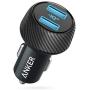 Car Charger (Compatible with Quick Charge Devices), Anker 30W Dual USB Car Charger, PowerDrive Speed 2 with PowerIQ 2.0 for Galaxy S8/Edge/Note, iPhone Xs/Max/XR/X/8, iPad Pro/Air 2/Mini, and More