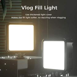 VL-81LED Video Light w Softbox, Portable Camera Photo Light CRI95+ 3200K-5600K Bi-Color 3000mAh Rechargeable Battery Dimmable Panel for DJI OSMO Mobile 3 Pocket Sony A6400 6500 GoPro 8 7 6 5 Vlogging