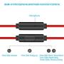 SourceTon 3 Packs Earphone with Remote & Microphone, in Ear Stereo Sound Noise Isolating Tangle Free for Smartphones, Laptops, Gaming, Fits 3.5mm Interface Device