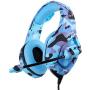PS4 Gaming Headset 3.5mm Stereo Camouflage Gaming Headphone with Noise Canceling Microphone for Xbox One S PC PS4 Smartphones Laptop Computer