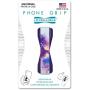 LoveHandle Universal Phone Grip for Most Smartphones, Mini Tablets and Cases, Midnight Dream Design Elastic Strap with Midnight Blue Base, lh-01-midnightdream
