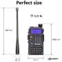 Mirkit x Baofeng Radio UV-5R MK3X 5W Power 2020 2100 mAh Li-ion Battery, Tri-Band Radio VHF, 1.25M, UHF, Mirkit Edition and Neck Strap Lanyard Mirkit Ham Radio Operator Mirkit x Baofeng Radio UV-5R MK3X 5W Power 2020 2100 mAh Li-ion Battery, Tri-Band Radio VHF, 1.25M, UHF, Mirkit Edition and Neck Strap Lanyard Mirkit Ham Radio Operator