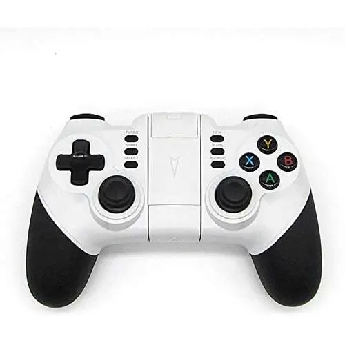 RONSHIN Wireless Bluetooth Game Controller for iPhone Android Phone Tablet PC Gaming Controle Joystick Gamepad Joypad White RONSHIN Wireless Bluetooth Game Controller for iPhone Android Phone Tablet PC Gaming Controle Joystick Gamepad Joypad White