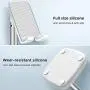 JOYROOM Cell Phone Stand, Adjustable Phone Holder Stand for Desk, Universal Desktop Phone/Tablet Stand Compatible with iPhone 11 Pro XS Max X 8 7 6S Plus Samsung Galaxy S10 S9 & Tablets (White) JOYROOM Cell Phone Stand, Adjustable Phone Holder Stand for Desk, Universal Desktop Phone/Tablet Stand Compatible with iPhone 11 Pro XS Max X 8 7 6S Plus Samsung Galaxy S10 S9 & Tablets (White)