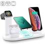 Wireless Charger,Kertxin 4 in 1 Charging Station for Apple, QI Wireless Charging Stand for Apple Watch,iPhone,Airpod,Compatible iWatch Series 5 4 3 2 1,iPhone 11 11 pro Xs X Max XR X 8 8+ Samsung S9
