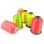 Sinbel Polyester Embroidery Thread 6 Neon Fluorescent Colors 1000Meters/1100Yards Per Spool for Brother Babylock Janome Singer Pfaff Husqvaran Bernina Machines