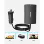 Wishinkle UL Certified 4 Port Multi USB Passenger 4.92ft Car Charger, Front Back/Rear Seat 4.8A Adapter, Compatible for iPhone Xs/Max/XR/X/8, iPad Pro/Air 2/Mini, Samsung Galaxy Note9/S9/S9+ and More