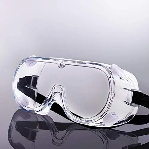 DOMTAI Pack of 2 Protective Safety Goggles Over-Glasses Anti-Fog Anti-Scratch UV Protection Wide-Vision Clear Lens Adjustable Eyewear Glasses for Shooting Workplace Outdoor DOMTAI Pack of 2 Protective Safety Goggles Over-Glasses Anti-Fog Anti-Scratch UV Protection Wide-Vision Clear Lens Adjustable Eyewear Glasses for Shooting Workplace Outdoor