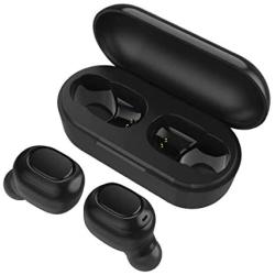 Wireless Earbuds in-Ear Touch Control Bluetooth Headphones, Built-in Dual Mics Deep Bass Sound, USB-C Charging Case Wireless Headphones DX5 (Black)