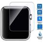 Luminira Compatible Watch 38mm Tempered Glass Screen Protector (Series 3 2 1) [9H Hardness] [Anti-Fingerprint] [Bubble Free] [Only Covers The Flat Area] Compatible Apple 38mm [3-Pack]
