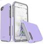 TEAM LUXURY iPhone 7 Case, iPhone 8 Case, iPhone SE 2020 Case, Updated G-III Ultra Defender [Shock Absorbent] Protective Phone Case for Apple iPhone SE (2020)/8/7 4.7 inch- Purple/Gray
