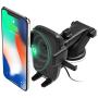 iOttie Easy One Touch Wireless Qi Fast Charge Car Mount Kit || Fast Charge: Samsung Galaxy S10 S9 Plus S8 S7 Edge Note 8 5 | Standard Charge: IPhone X 8 Plus & Qi Enabled Devices | + Dual Car Charger