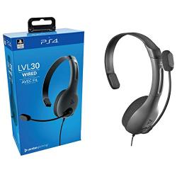 PDP Gaming LVL30 Wired Chat Headset - PlayStation 4, 051-107 - PlayStation 4