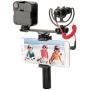 Ulanzi PT-2 Aluminum Universal Cold Shoe Extension Bracket 2 Hot Shoe Mounts Extension Bar Dual Bracket with 1/4" Thread Holes for iPhone Nikon Canon Sony DSLR Camera Flash LED Video Light Microphone