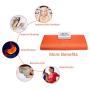 PinJaze Sauna Blanket, Infrared Sauna Help Relieve Pain/Weight Loss/Detoxification,Smart Remote Control with Button Battery and Safety Switch 110V US Plug (Orange)