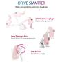 BROQLI Fast Wireless Car Charger Mount Kit, One Touch Automatic Clamping Qi Cell Phone 10W Power Charging Air Vent Dashboard Holder iPhone X/Xs Max/XR/8/8+,Galaxy S10/S10+/S9/S9+/S8/S8+ (Shira Pink)