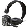 Trucker Bluetooth Headset Wireless with Noise canceling Microphone, On-Ear Wireless Headphones with Mic,Over The Head Earpiece for iOS & Android Mobile Phone, Skype, Truck Drivers, Call Center,Voip