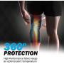 POWERLIX Knee Compression Sleeve Support Brace for Men & Women – Knee Braces for Knee Pain Relief, Working Out, Running, Sports, Strain, Swelling, Injury, Meniscus Tear, Arthritis – Check Sizing Chart