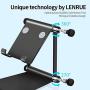 Cell Phone Stand, Adjustable Phone Holder,Aluminum Alloy Fully Foldable Dock Cradle for Desktop,Compatible with All Android Smartphone,Mobile Phone 11 Pro XS Max Xr,Switch Tablets 7-10" (Black)