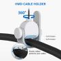 [Pro Version] KIWI design VR Cable Management System, Retractable VR Ceiling Pulley System for HTC Vive/HTC Vive Pro/Oculus Rift S/PS VR/Microsoft MR/Samsung Odyssey VR Accessories (White, 1 Pack)